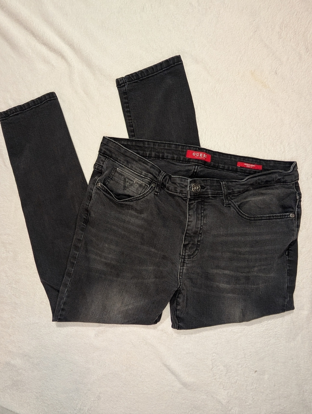 Guess Black Modern Skinny Avalon Fit Jeans SZ 36